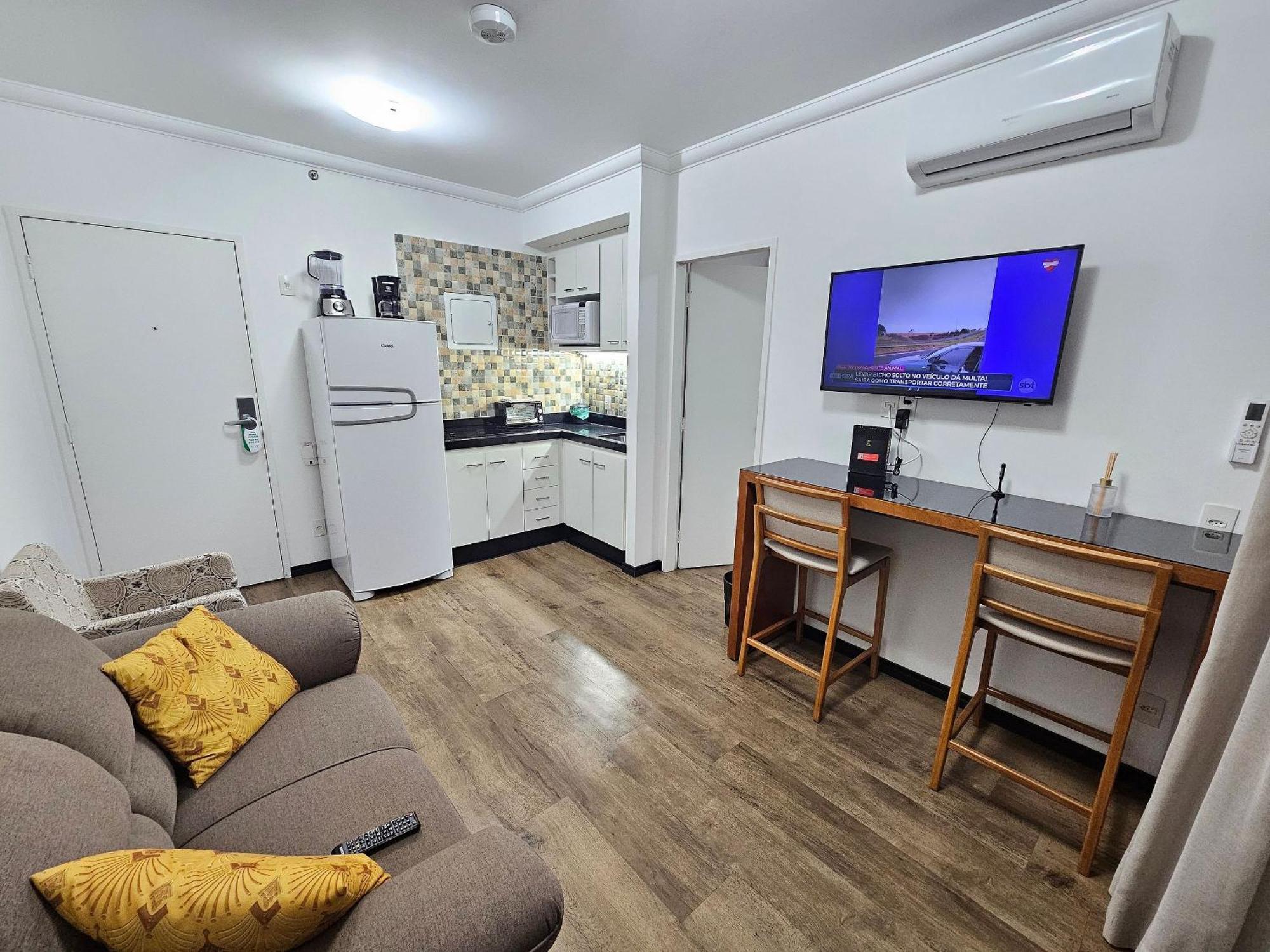 Flat The Palace Com Sala E Cozinha Sao Paulo